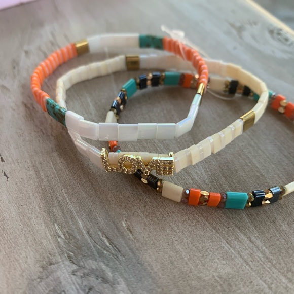 Anthropologie three layer bracelet - Picture 6 of 11